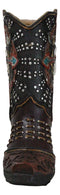Western Texas Longhorn Skull Barbed Wires And Arrow Cross Cowboy Boot Money Bank