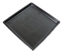 Pack Of 6 Iron Black Tetsu Kesho Ceramic Square Appetizer Salad Plates 6.25" L
