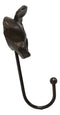 Set of 2 Cast Iron Rustic Country Flying Angel Pig Wall Hooks Coat Towel Hanger