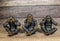 Forest Mythical See Hear Speak No Evil Sasquatch Big Foot Cryptid Apes Figurines