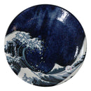 Set Of 5 Hokusai The Great Wave Of Kanagawa Mount Fuji 10"D Round Dinner Plates