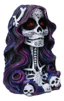 Day of the Dead Senorita Backflow Incense Burner Sugar Skull Skeleton Lady Decor