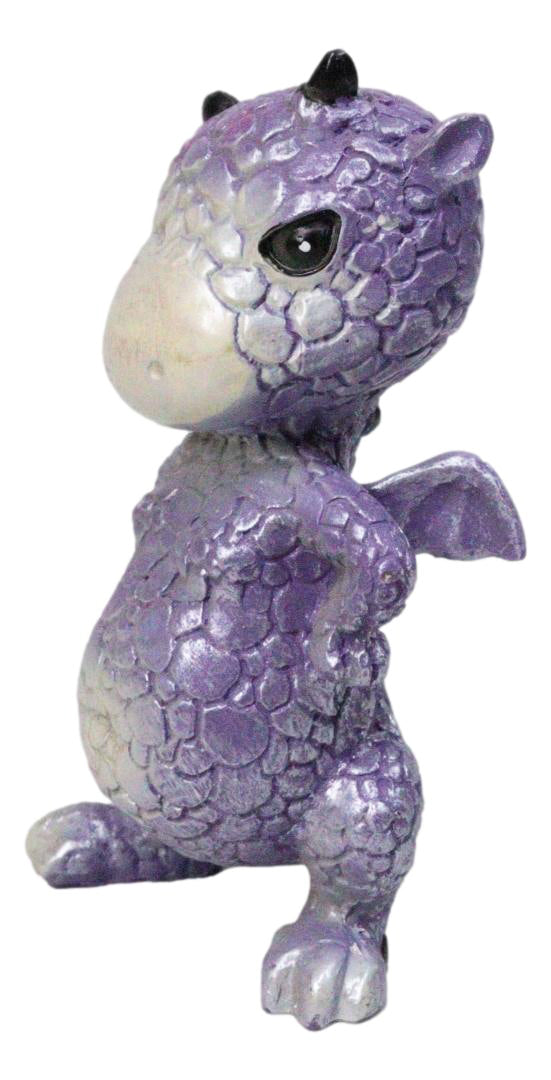 Ebros Gift Purple Surly Dragon with Attitude Fantasy Figurine