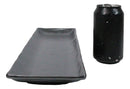 Pack Of 5 Black Tetsu Kesho Ceramic Collection Rectangular Serving Platter 14" L