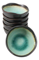 Pack Of 6 Crackle Green Midori Kannyu Small Appetizer Sauce Kozara Dishes 3oz