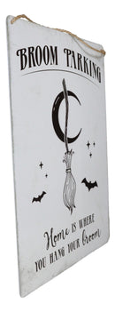 Witch Broom Parking Home is Where You Hang Your Broom Metal Wall Sign Decor