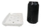 Pack Of 12 Ceramic White Neta Zara Sushi Case Plates With Drip Holes 8" By 4"