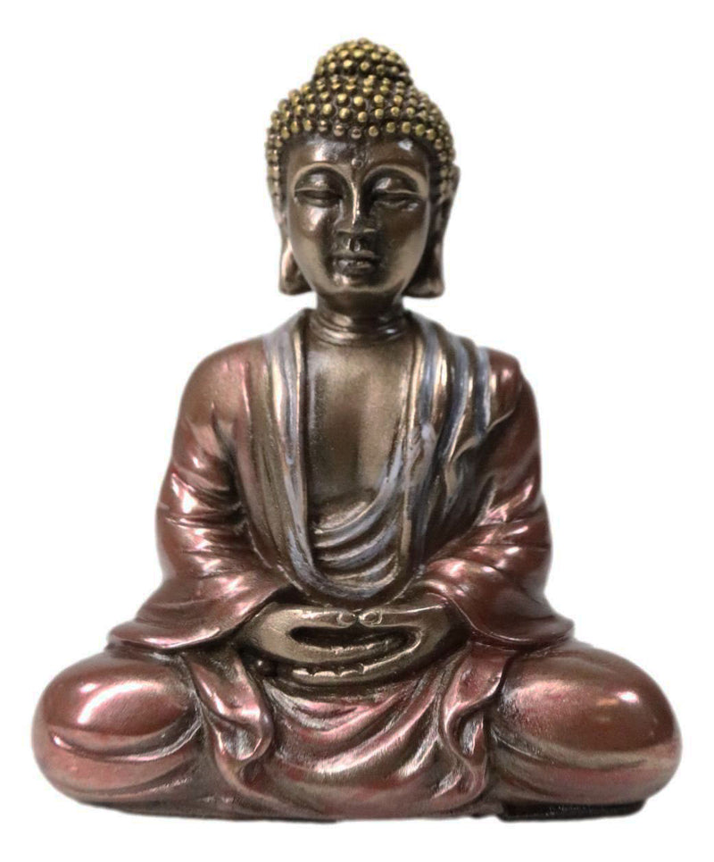 Shakyamuni Buddha Meditating Small Statue Amitabha Decor Small 3" Height
