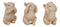 Rustic Country Hog Heavens See Hear Speak No Evil Piglet Pigs Figurines Set