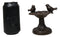 Cast Iron Rustic Whimsical Two Birds On Tree Bird Feeder Bath Small Sculpture
