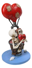 Day Of The Dead Skeleton Couple In Hot Air Balloon Love Will Lift Us Up Figurine