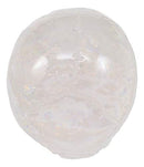 Set Of 12 Clear Translucent Witching Hour Gazing Skull Miniature Figurines 2.5"L