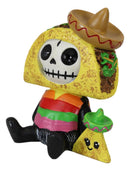 Furrybones Pancho The Taco King with Sombrero And Nachos Furry Bone Figurine