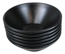 Pack Of 6 Black Silk Melamine Ramen Pho Soup Salad Pasta Large Bowls 32oz