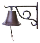 Large Cast Iron Rustic Western Traditional Door Wall Dinner Yard Farm Bell Decor