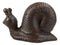 Whimsical Rustic Western Farmhouse Cast Iron Cottage Mollusca Snail Figurine