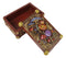 Witchcraft Toadstool Mushrooms Forest Wicca Ornate Tarot Cards Trinket Box