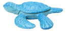 Pack Of 2 Blue Patina Cast Iron Sea Turtle Tortoise Hatchling 4"L Figurines