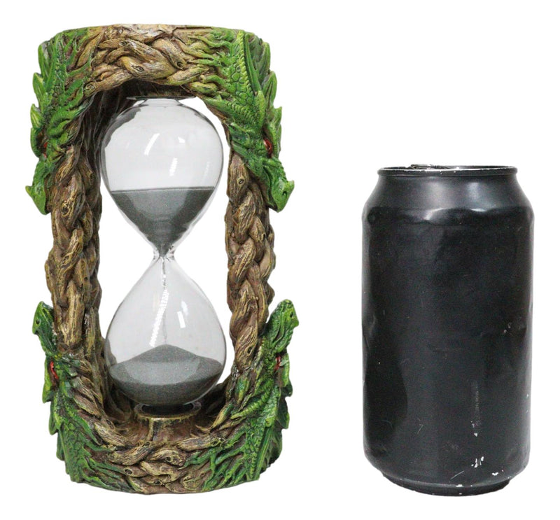 Draconian Hour Wisdom of The Woods Greenman Tree Ent Dragon Sandtimer Figurine