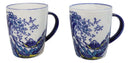 Pack Of 4 Japanese Hokusai Great Wave Mount Fuji Ceramic Mug Cups 12oz