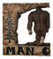 Rustic Forest Sasquatch Big Foot By Pine Trees Entering Man Cave Wall Decor