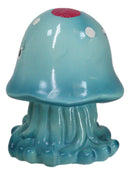 Whimsical Nautical Marine Blue Sea Jellyfish Money Coin Savings Piggy Bank
