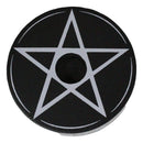 Set Of 6 Occult Wicca Witchcraft Pentagram Star Circle Spell Candle Holders 2"D