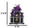Purple Midnight Dragon Guarding Lion Treasure Chest Small Trinket Box Figurine