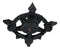 Ebros Samael Lilith Baphomet Hanging Wall Clock Candle Holder Decor Plaque 19" H