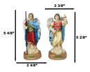 Archangels Michael Gabriel Raphael Jofiel Barachiel Uriel Zadquiel Figurine Set