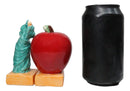 Ceramic The Big Apple And Lady Liberty New York Salt And Pepper Shakers Set