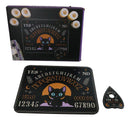 Cute And Creepy Black Bat Winged Cat Spirit Ouija Talking Board With Planchette