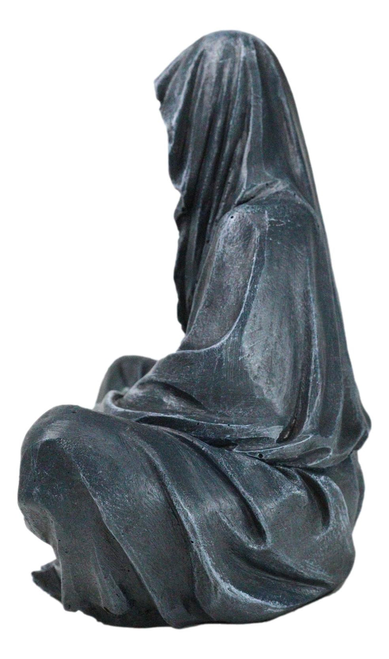 Reaper of Souls Grim Reaper In Hooded Cloak Backflow Incense Cone Burner Statue