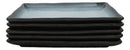 Pack Of 5 Blue Sky And Stars Seikai Collection Rectangular Sushi Plates 7.75" L