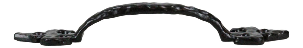 Cast Iron Rustic Black Fleur De Lis Drawer Cabinet Door Pulls Hardware 4 Pack