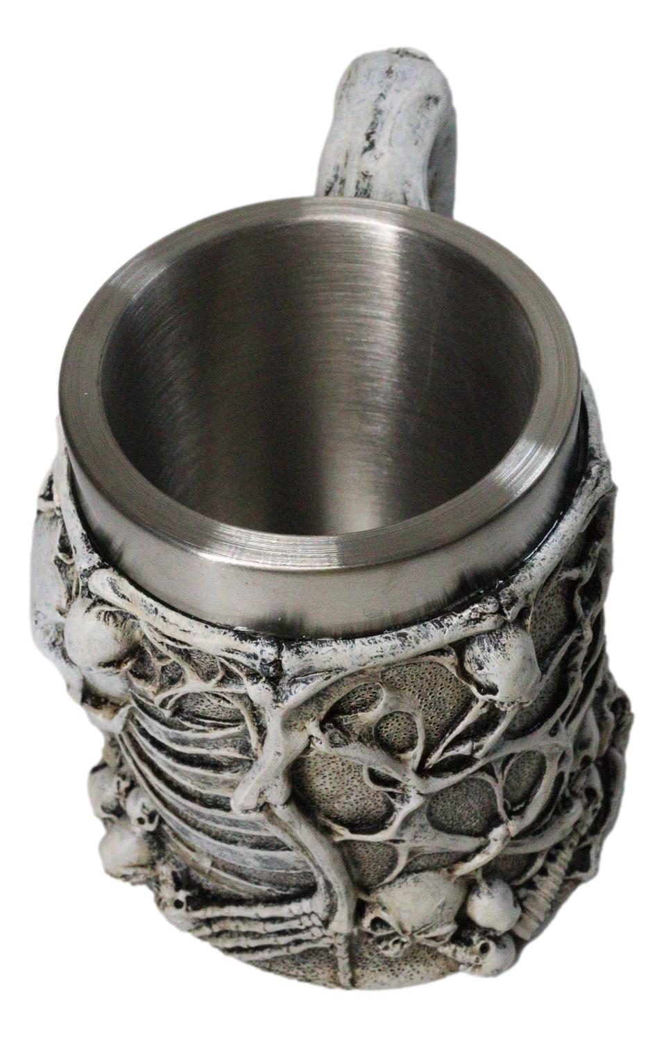 Gothic Skull Skeleton Bones Graveyard Large 19 oz Tankard Coffee Cup Mug