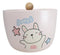 Whimsical Anime Sweet Rabbit Donburi Ramen Soup Bowl With Chopsticks And Lid