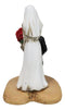 Love Never Dies Wedding Bride Groom Skeletons With Roses Cake Topper Figurine