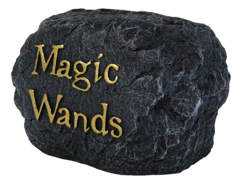 Witches Wizard Magic Wands Ancient Rock Wand Holder Stand Prop Accessory Decor