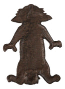 Pack Of 3 Whimsical Cat Cast Iron Stepping Stone Rustic Bronze Garden Accent