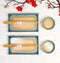 Ao Nagashi Porcelain Sushi Plates Sauce Dishes Chopsticks Dinnerware Set For 2