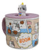 Whimsical Kitty Cat With Kung Fu Diary Cartoon Ceramic Mug With Silicone Lid