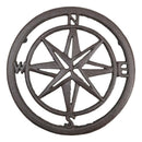 Rustic Cast Iron Polaris Northern Star Table Or Wall Trivet Symbol Of Good Luck