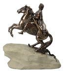 Bronze Horseman Tsar King Peter The Great On Equestrian Horseback Figurine 10"H