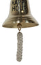 Nautical Marine Antiqued Brass Happy Hour Bell Wall Decor Dinner Bells Accent