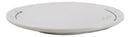 Set Of 6 Modern Yukino Hana Snowflakes Melamine Round Entree Dinner Plates 9"D