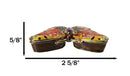 Red Monarch Butterfly Pewter Austrian Crystals Bejewelled Trinket Jewelry Box