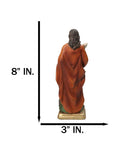 Christian Apostle Disciple of Jesus Saint James The Less With Gospel Figurine 8"