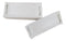 Set Of 6 Modern Yukino Hana Snowflakes Melamine Rectangular Sushi Plates 8.5"L