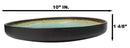 Pack Of 6 Green Midori Kannyu Large Round Dinner Plates With Lip Edge 10" D